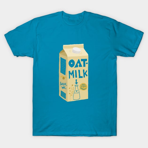 Oat Milk Box Carton T-Shirt by High Altitude